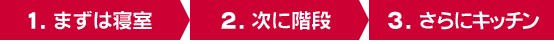 まずは寝室、次に階段、さらにキッチン の画像 まずは寝室、次に階段、さらにキッチン の画像