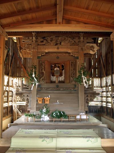 写小松神社 本殿