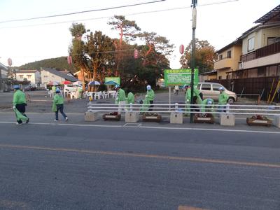 道路清掃の様子1