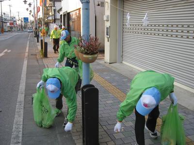 道路清掃の様子2 道路清掃の様子2