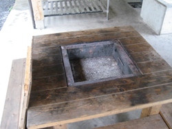 テーブル（焼き台）の写真