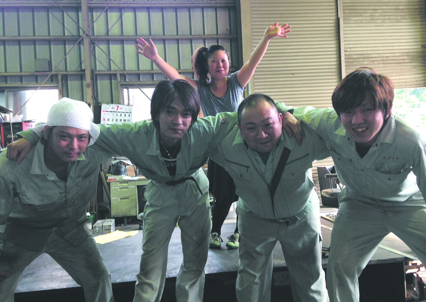 小平機械工業で働く若者たち 小平機械工業で働く若者たち