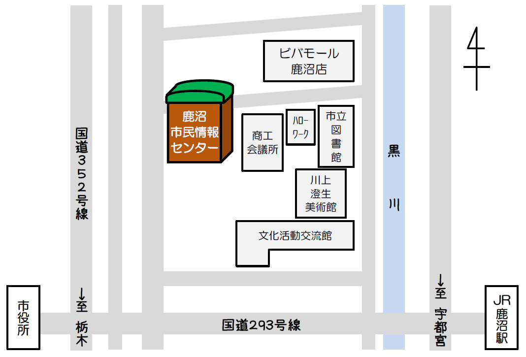 情報センター位置図 情報センター位置図