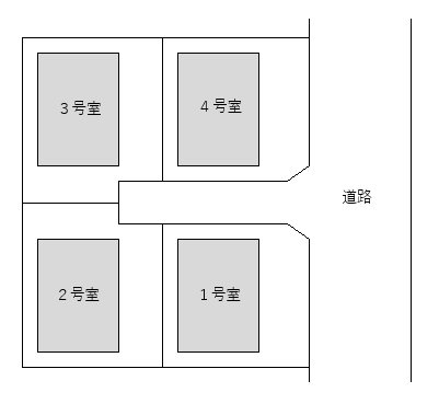 若年勤労者住宅位置間取り図