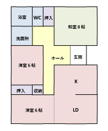 若年勤労者住宅間取り図