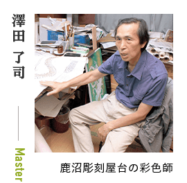 澤田 了司 鹿沼彫刻屋台の彩色師