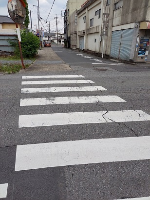 開渠は奥山医院東で暗渠に