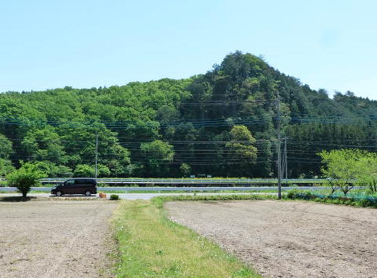 粕尾城を臨む 粕尾城を臨む