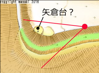 外周部堀と切岸_1 外周部堀と切岸_1
