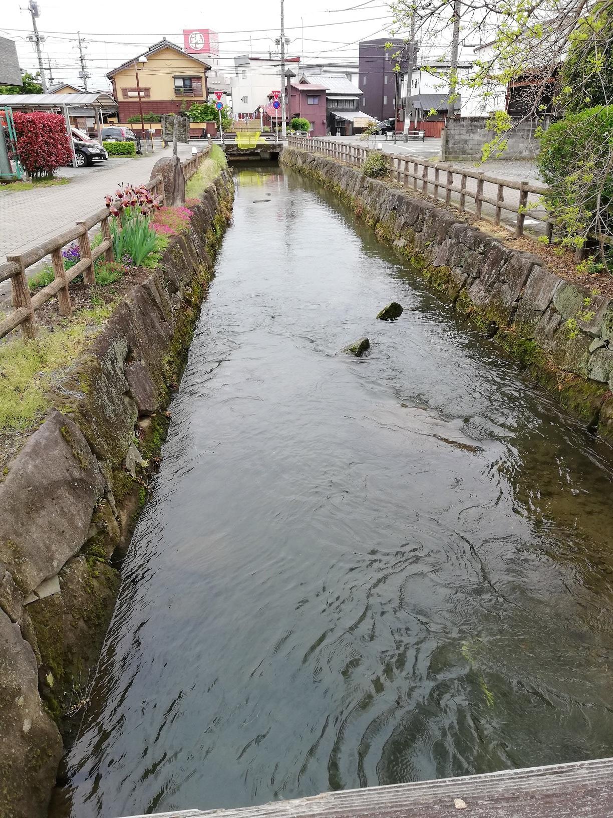 下流で開渠