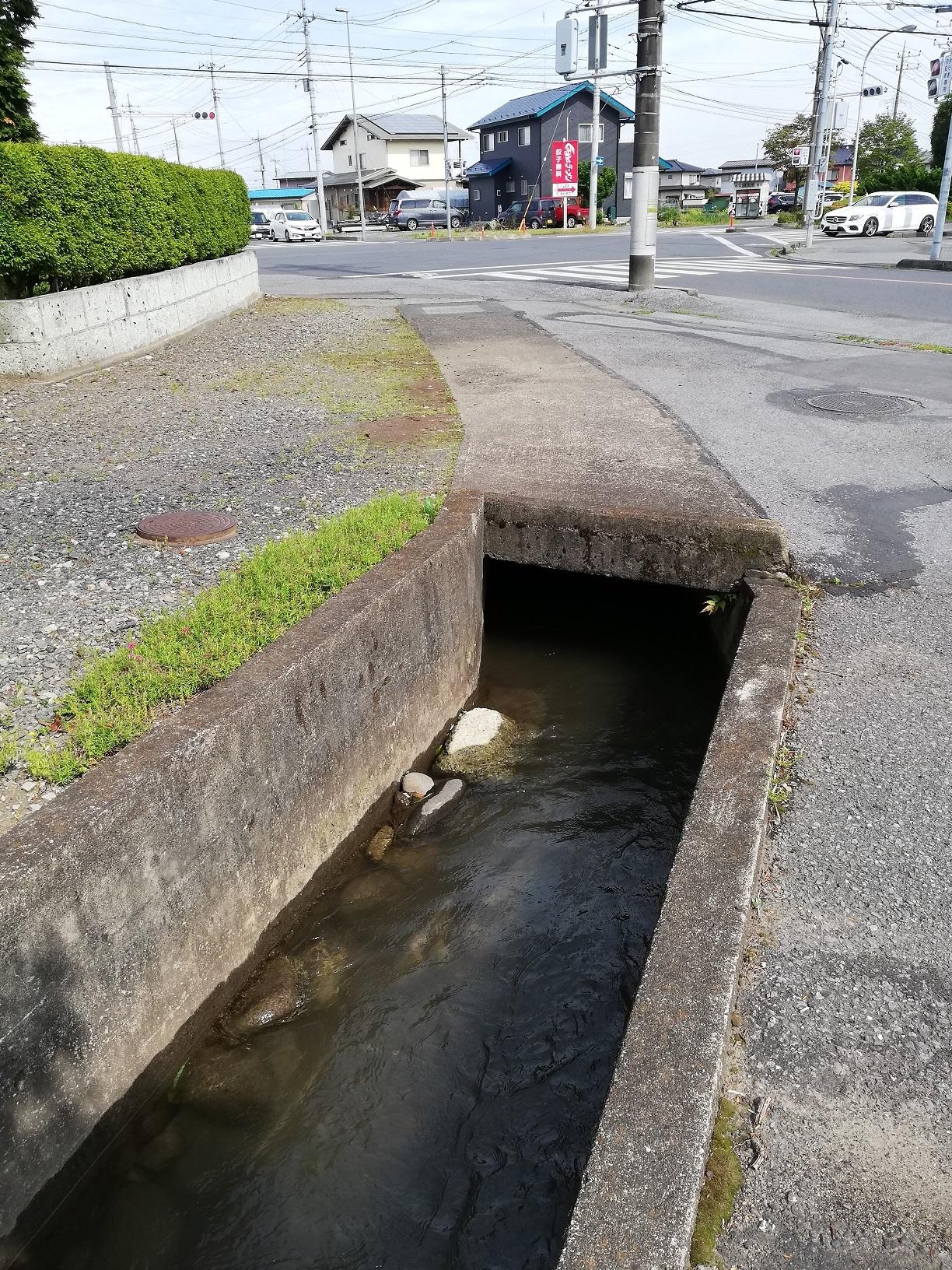 合流後は交差点をくぐる 合流後は交差点をくぐる