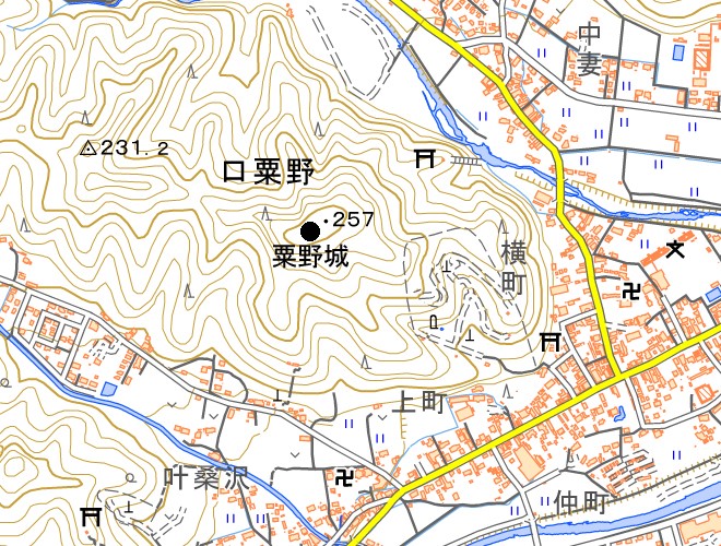 図（4）城の位置