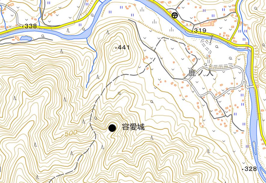 城の位置図