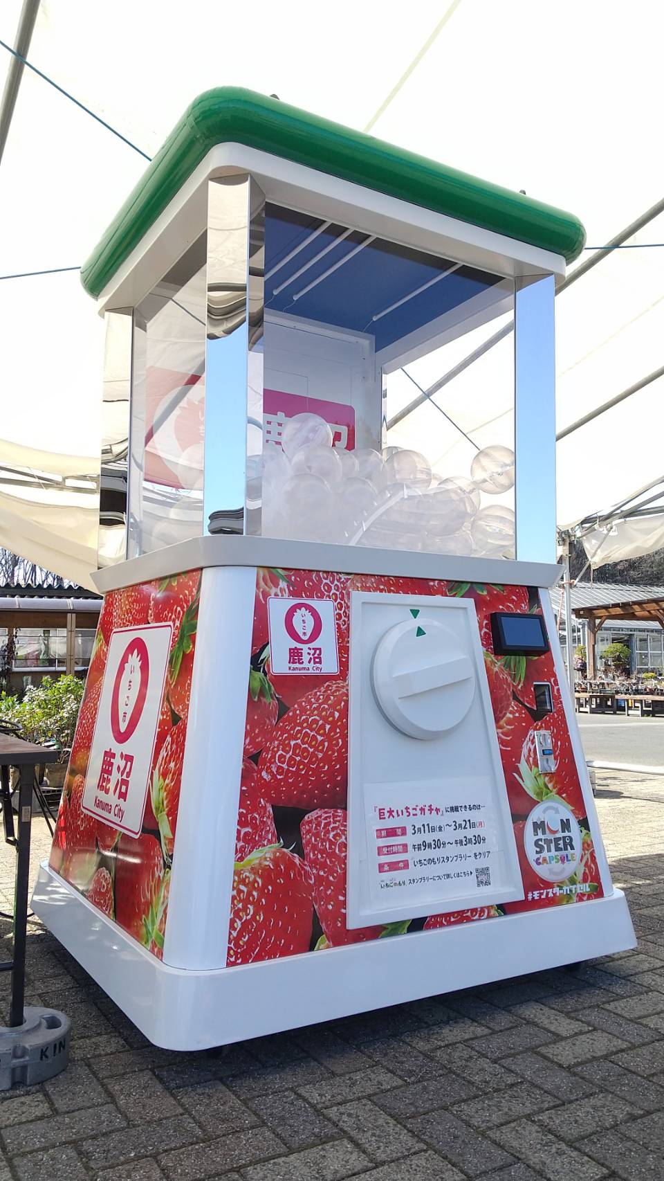 巨大いちごガチャ 巨大いちごガチャ