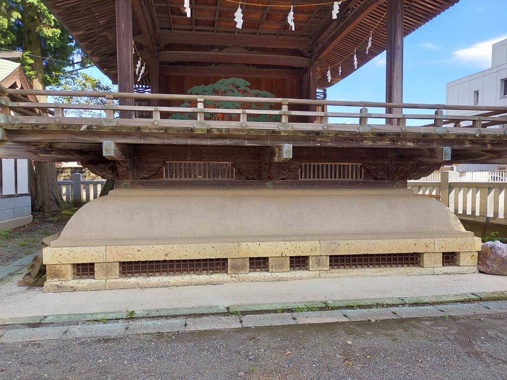 今宮神社 神楽殿基礎