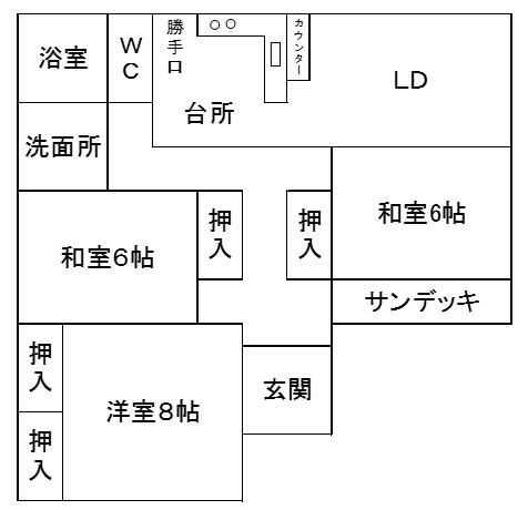 間取り（タイプA)