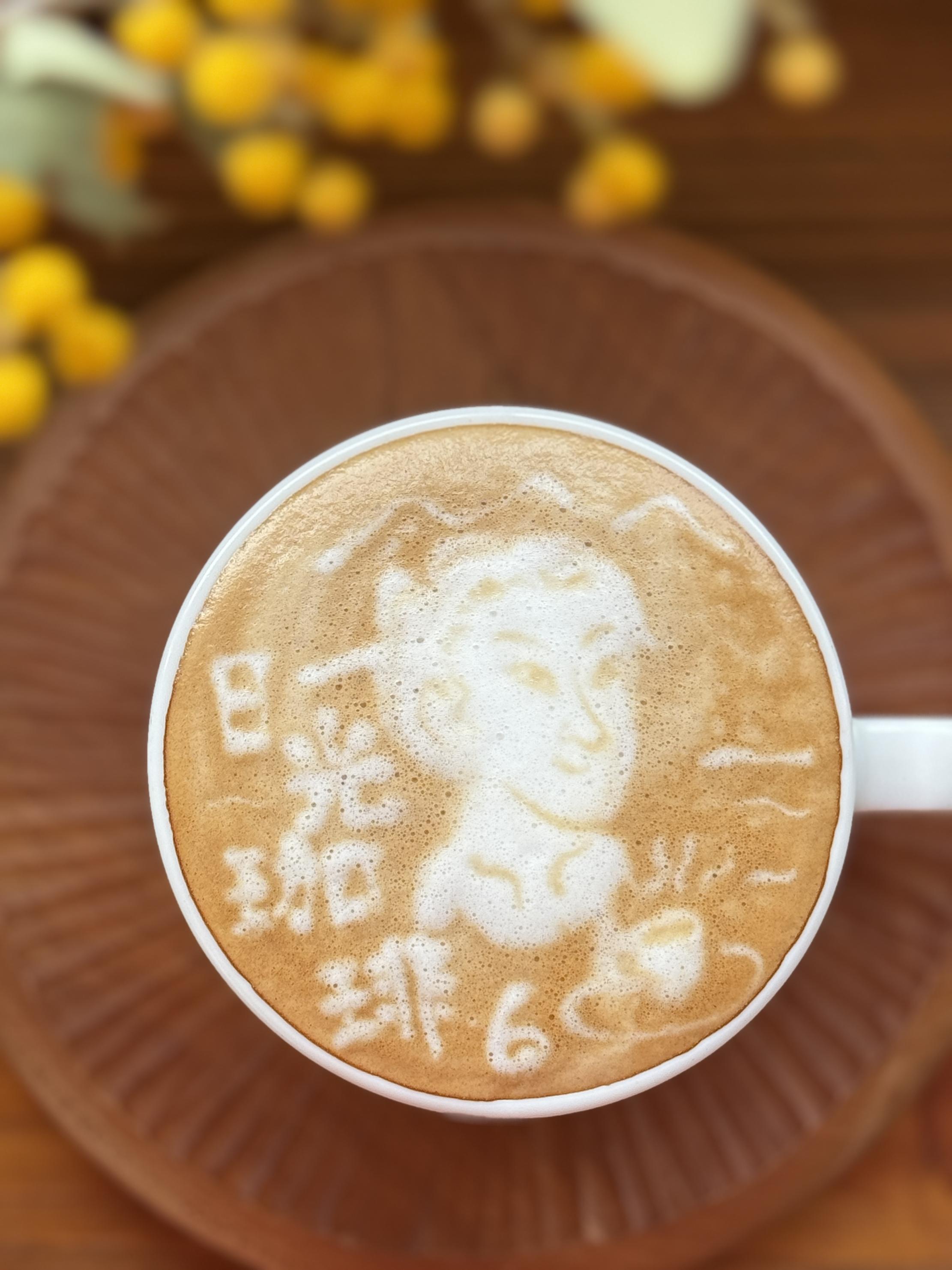 47.日光珈琲6ラテアート