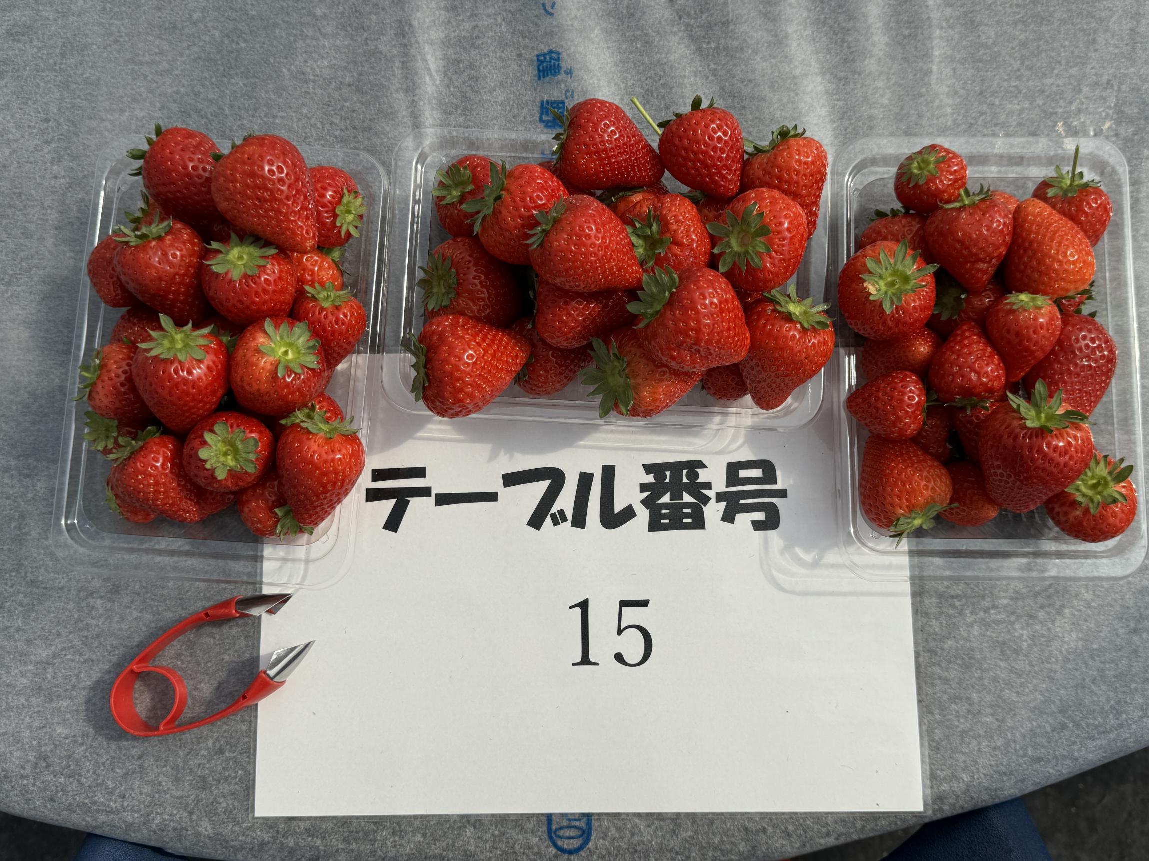 26、いちごテーブル