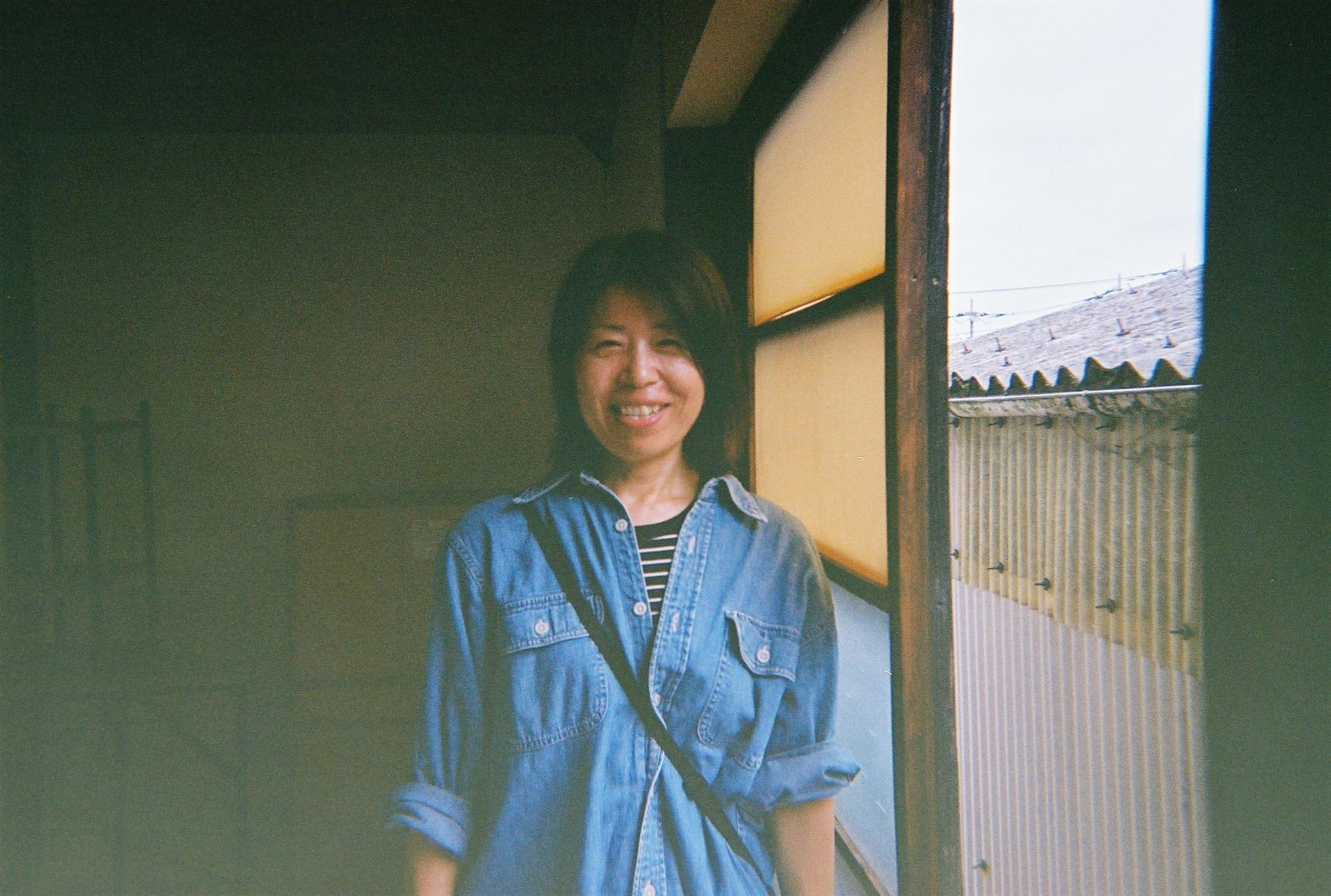 ツアー出発時のかなさんの写真