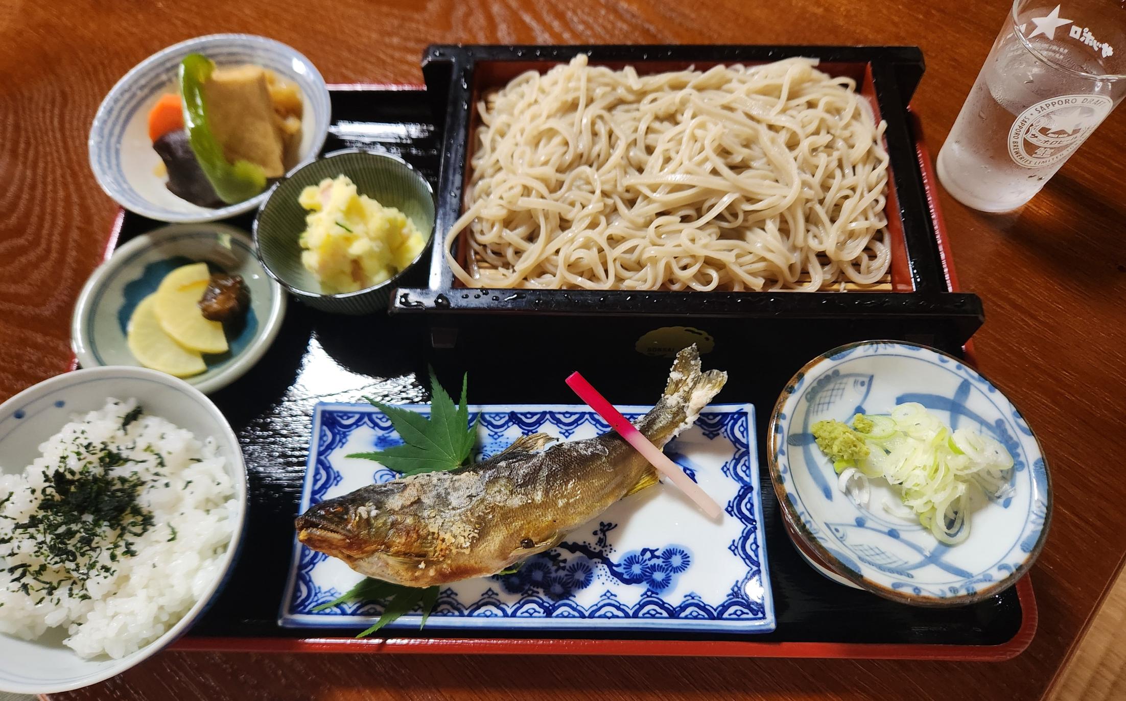 大芦庵での食事