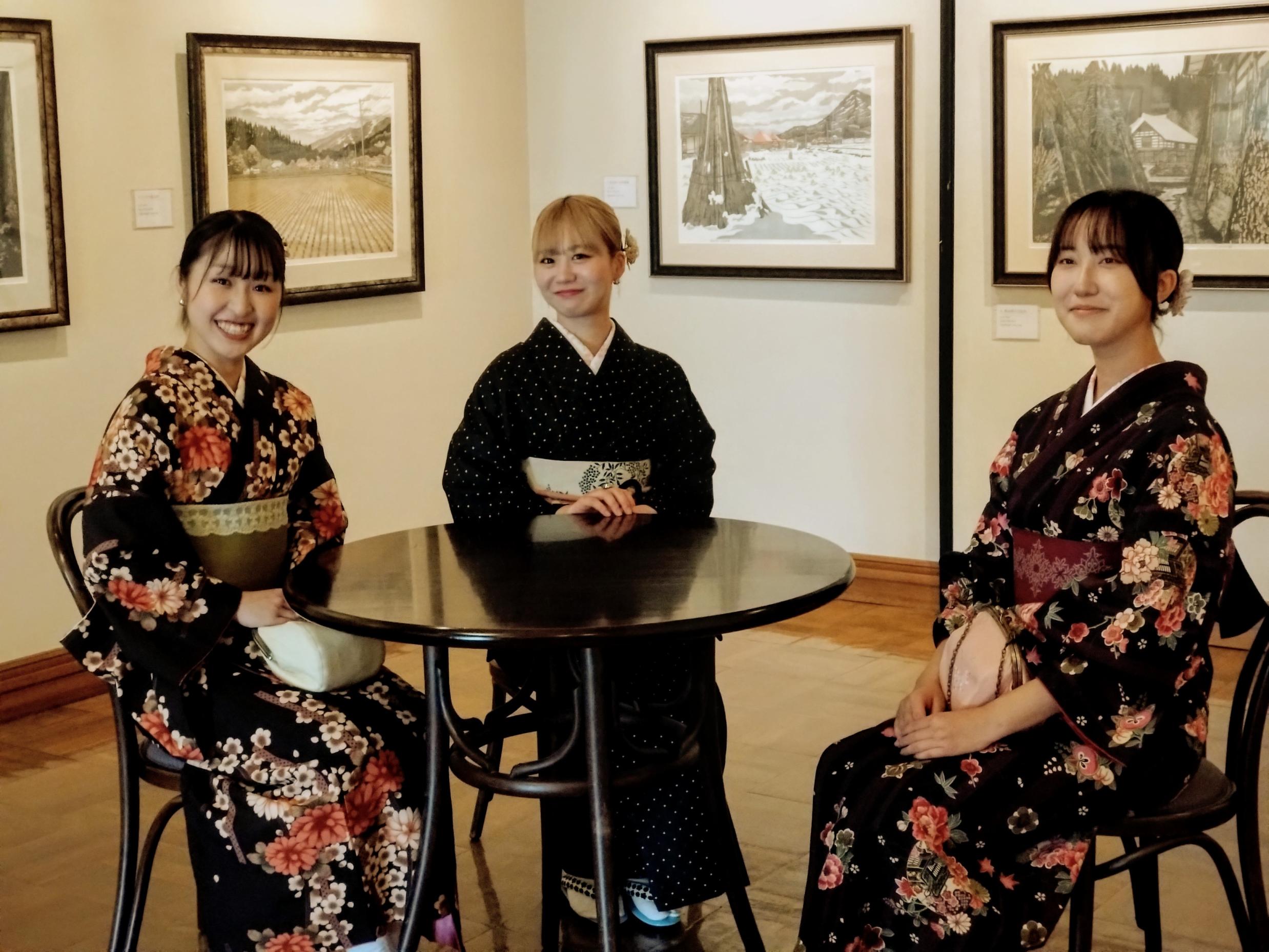 和装で美術館を楽しもう
