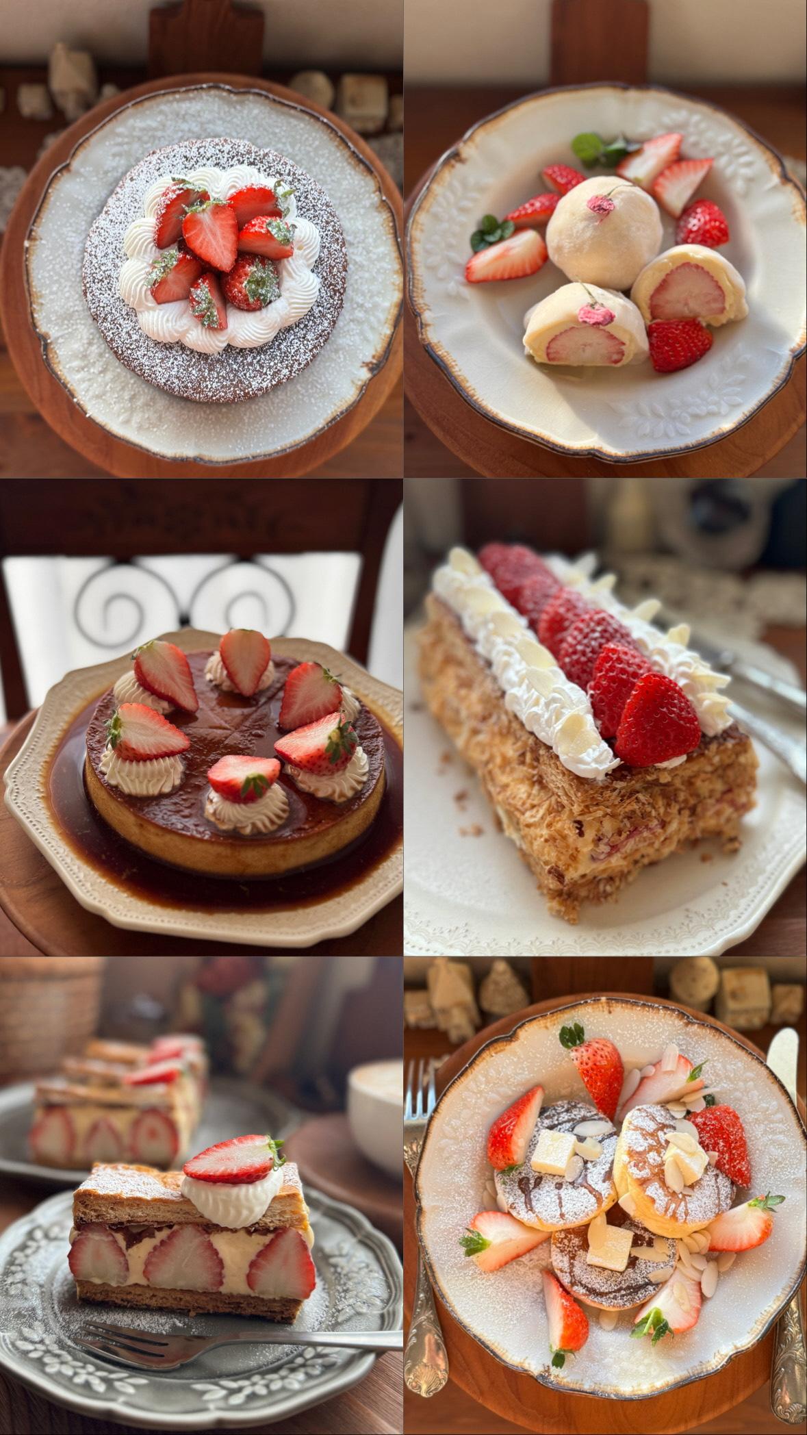 52.手作りいちごのスイーツ