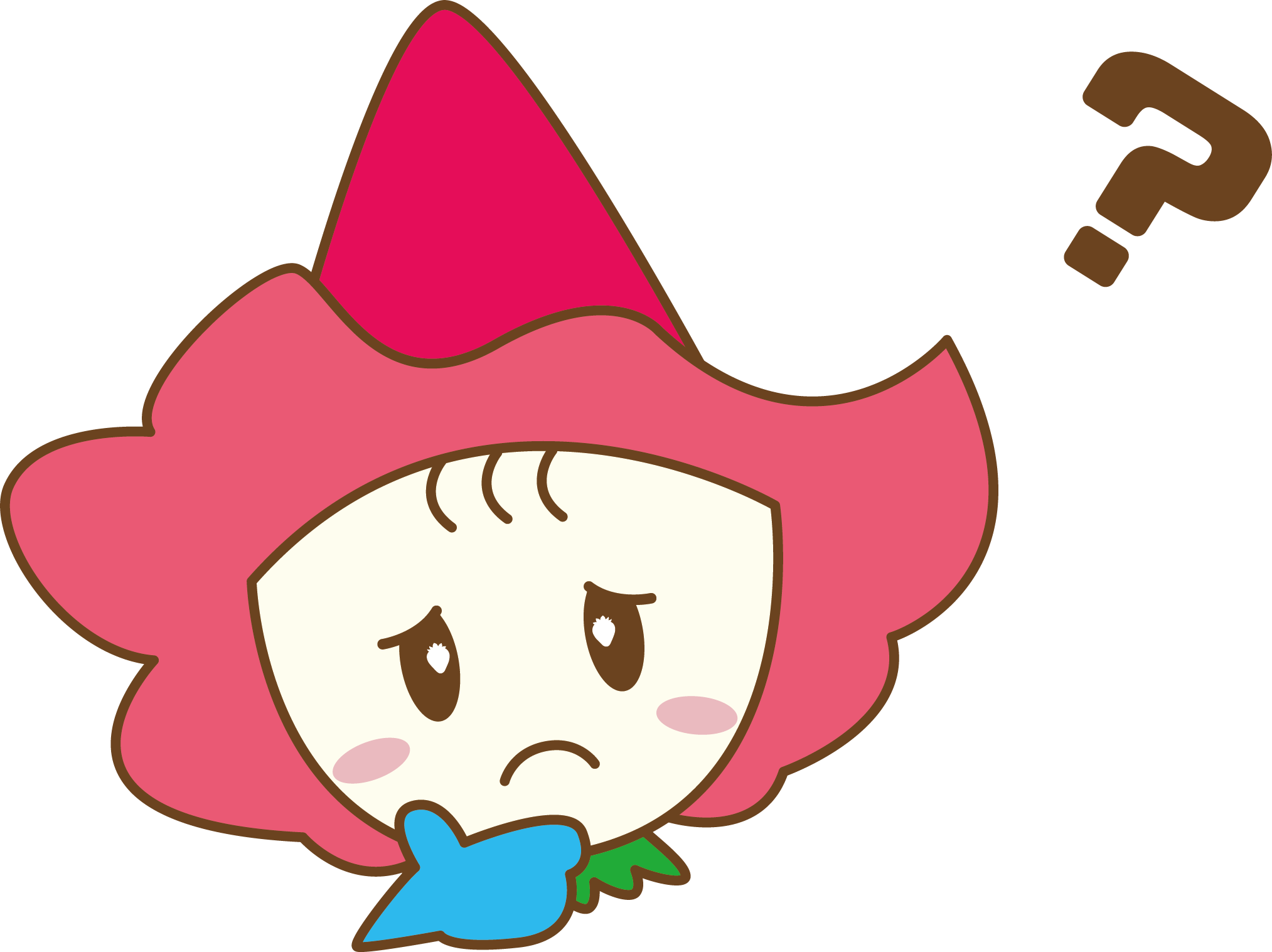 悩んでいるベリーちゃん
