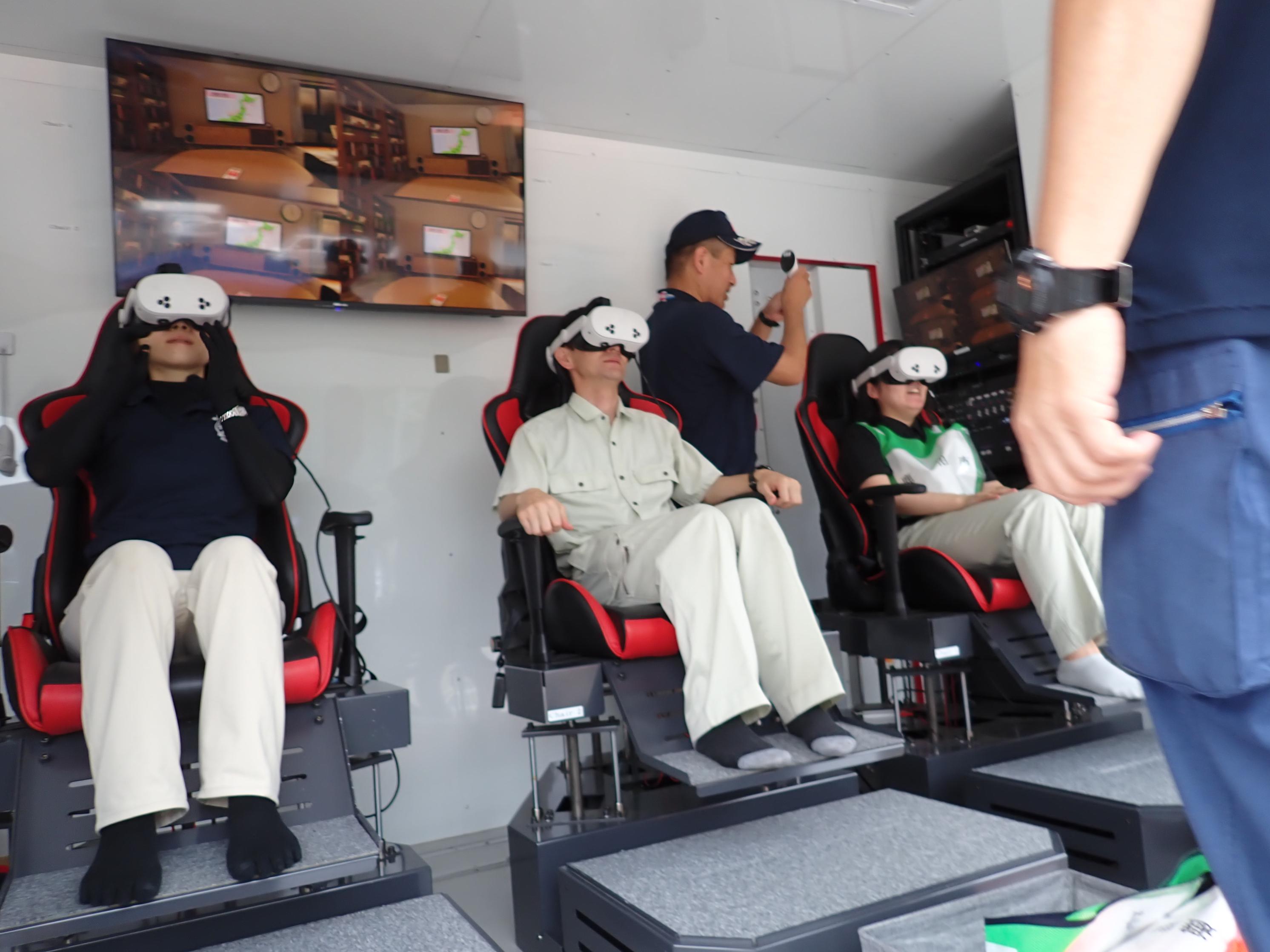 VR防災体験