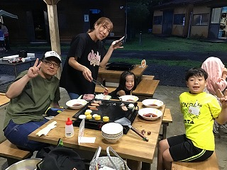 バーベキューの様子 バーベキューの様子