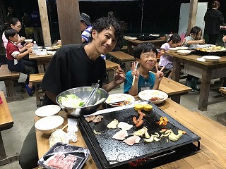バーベキューの様子 バーベキューの様子