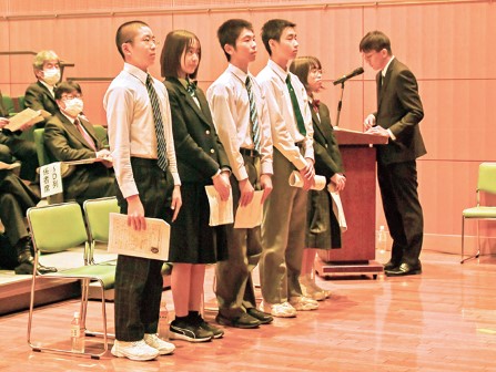 質問をした中学生 質問をした中学生