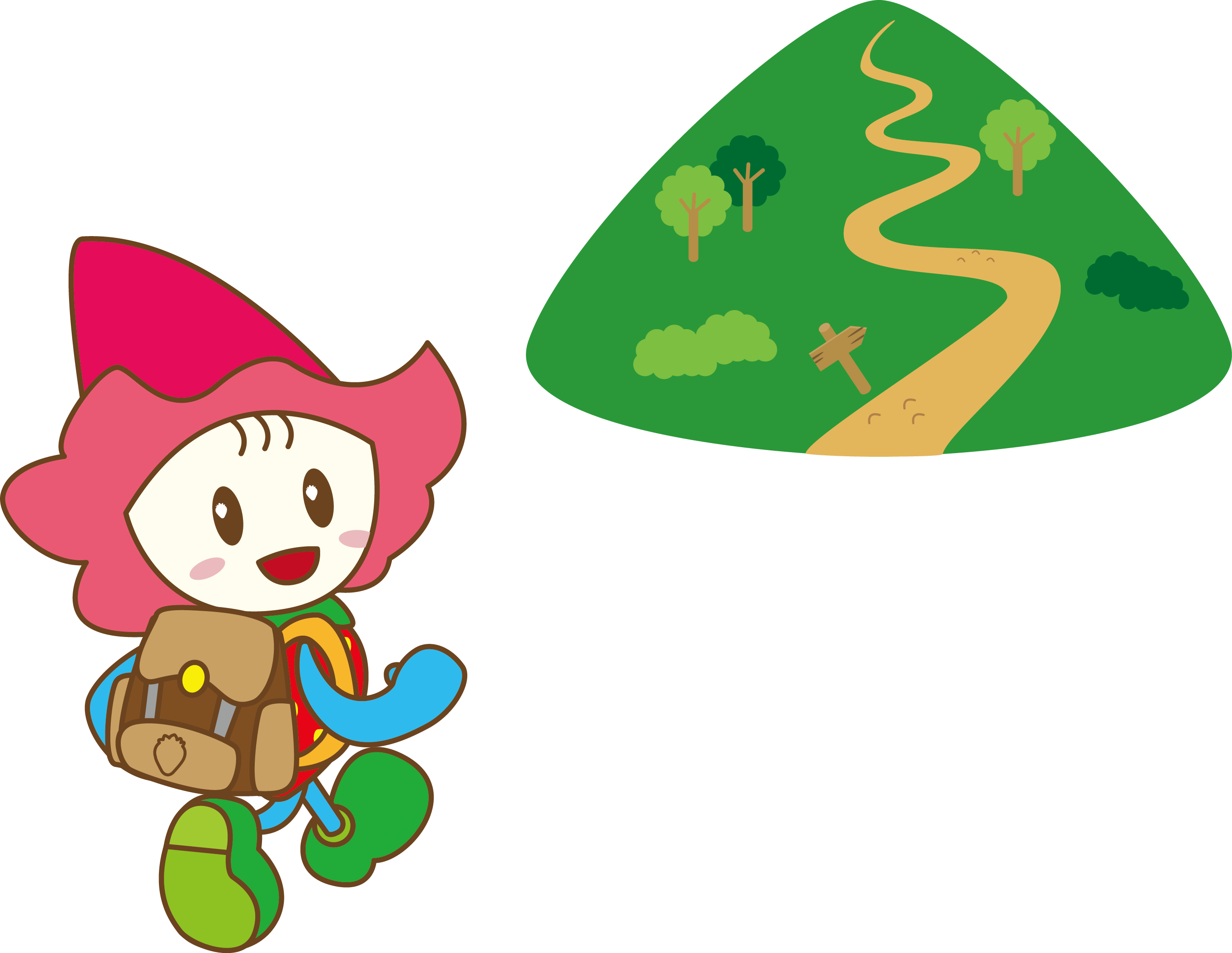 52 ベリーちゃん_ハイキング