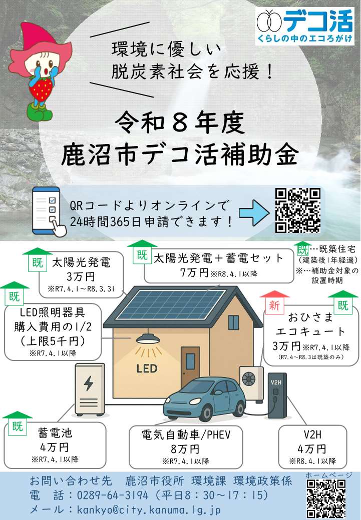 鹿沼市デコ活補助金