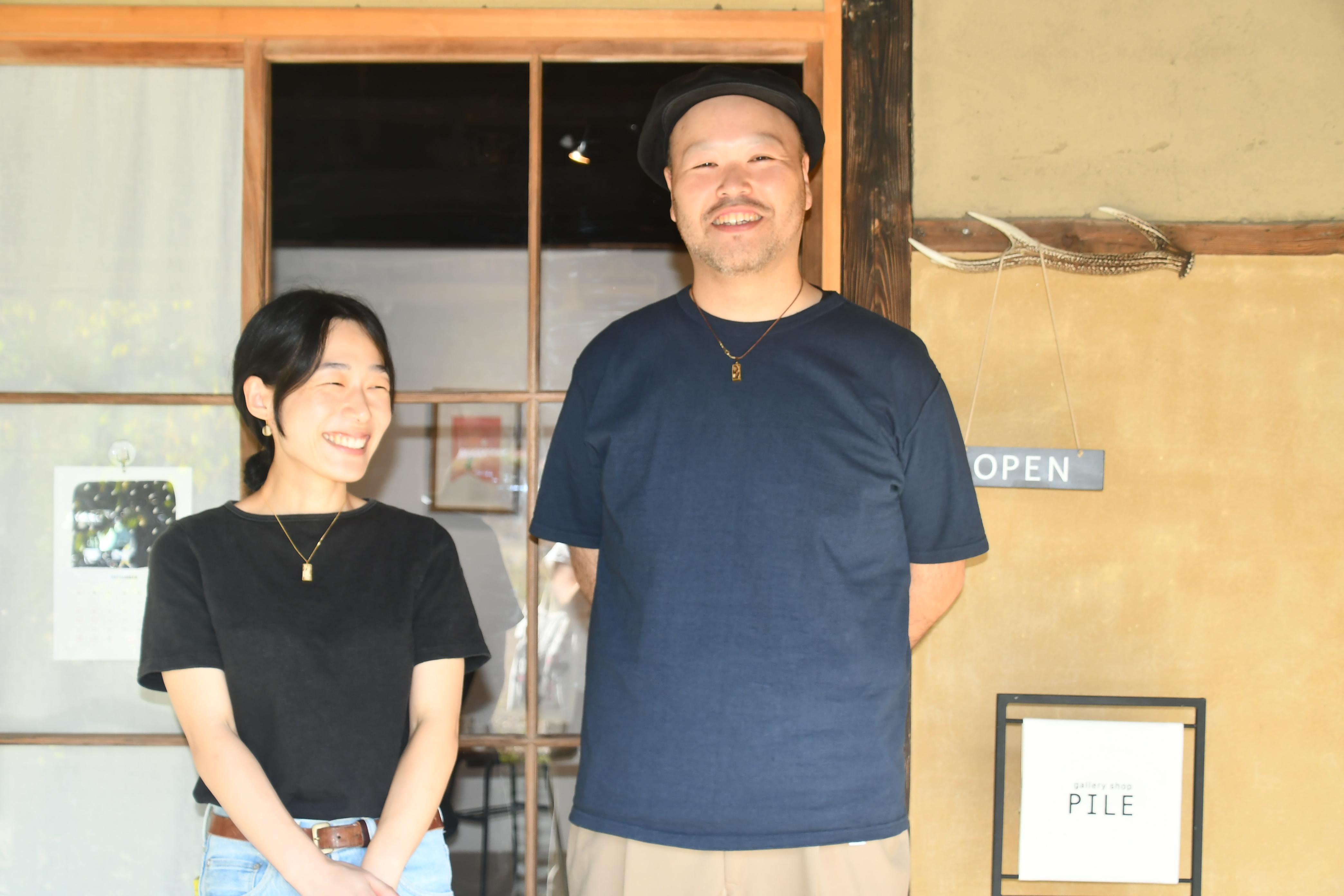 「Gallery shop PILE 」みうらともさん・白田 祥吾さん 「Gallery shop PILE 」みうらともさん・白田 祥吾さん