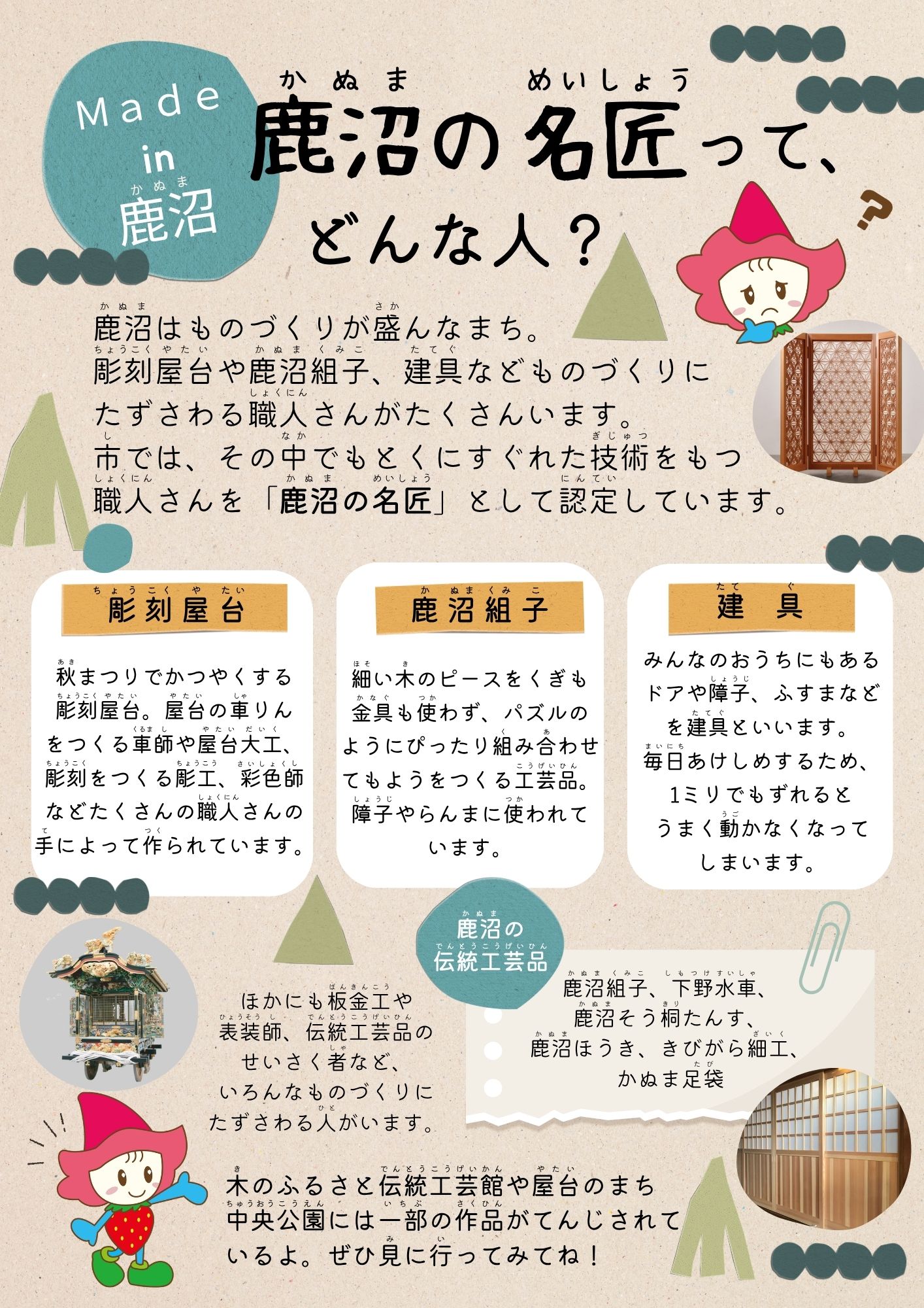 鹿沼の名匠ってどんな人? 鹿沼の名匠ってどんな人?
