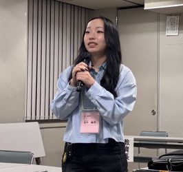 実行委員長 佐竹敏恵さん(東中出身) 実行委員長 佐竹敏恵さん(東中出身)